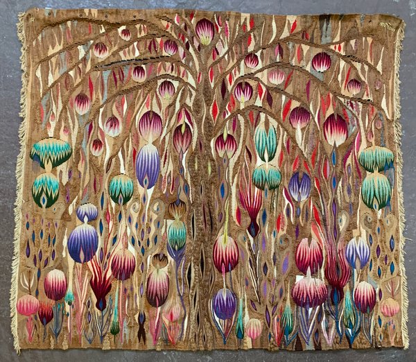 Tapiz de Ernesto Arostegui 'Cardos' - Arte Textil