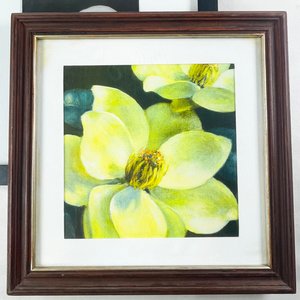 Dos Láminas Florales Enmarcadas: Magnolia y Cala - imagen 2