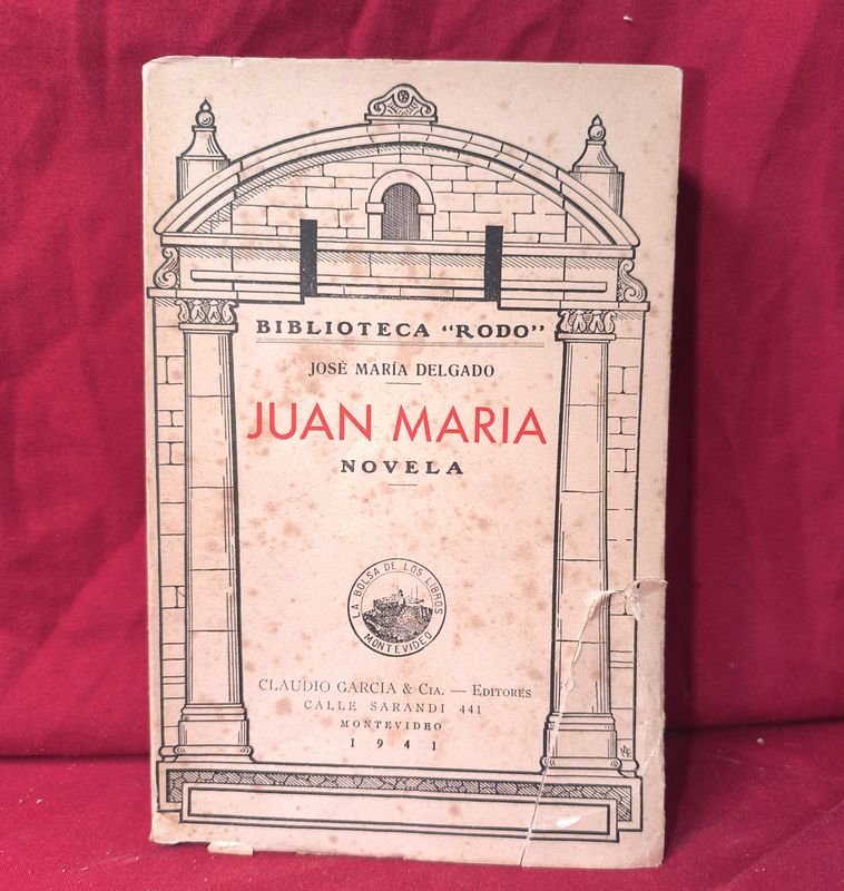 Libro "Juan María" de José María Delgado, Biblioteca "Rodó"