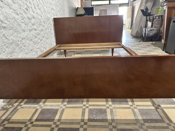 Cama Dos Plazas Estilo Americano - Muebles Antiguos - imagen 2