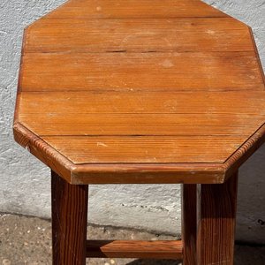 Juego de 2 Taburetes Altos de Madera Rústica - imagen 2