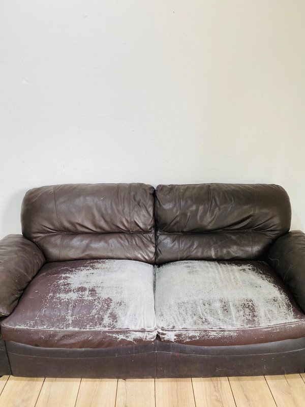 Sillón de cuero en excelente estado - imagen 1