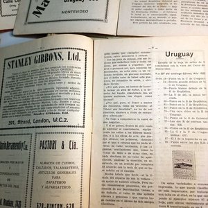 9 Revistas "Centro Coleccionistas del Uruguay" Art Nouveau (1920-1922) - imagen 9