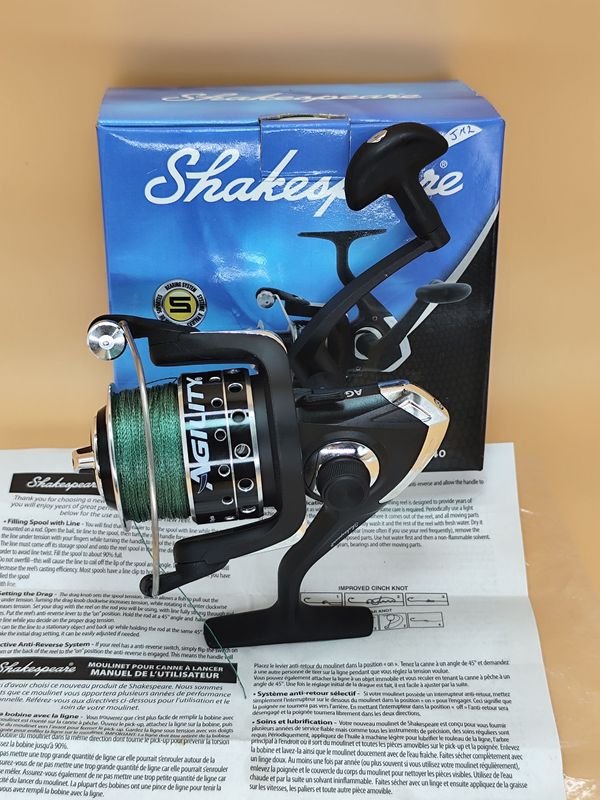 Reel de pesca Shakespeare Agility AG40 en excelente condición - imagen 7
