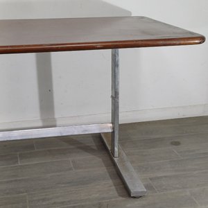 Mesa de Comedor Cedro y Cromado - Patas con Óxido y Estructura Floja - imagen 5
