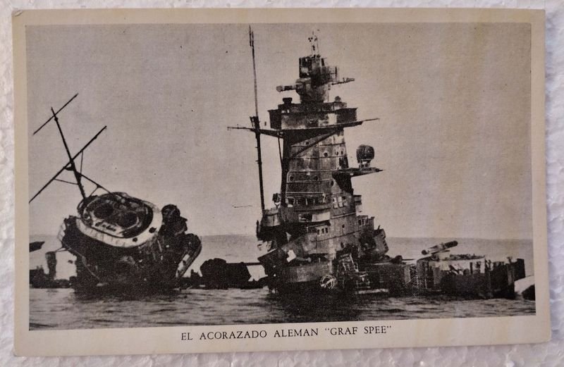 Lote anterior: Tarjeta Postal Fotográfica de la Batalla del Río de la Plata