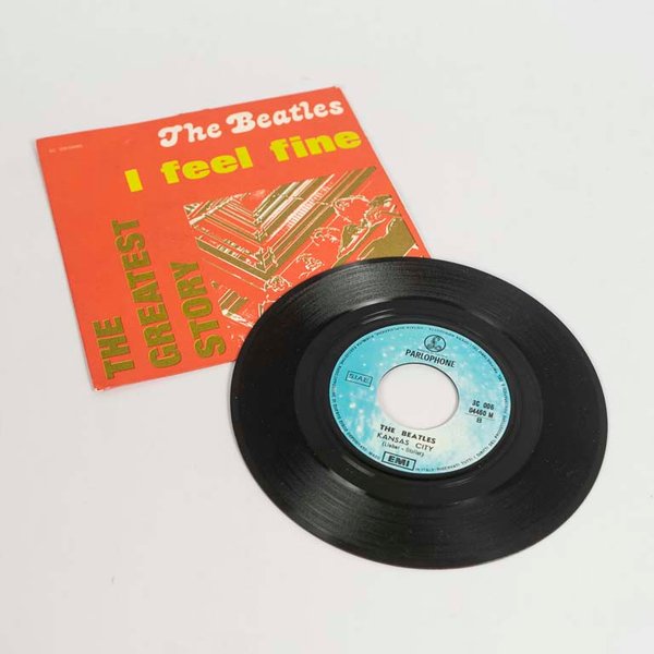Disco Vinilo The Beatles "I Feel Fine" Serie Especial Coleccionistas Sello Apple EMI Italia