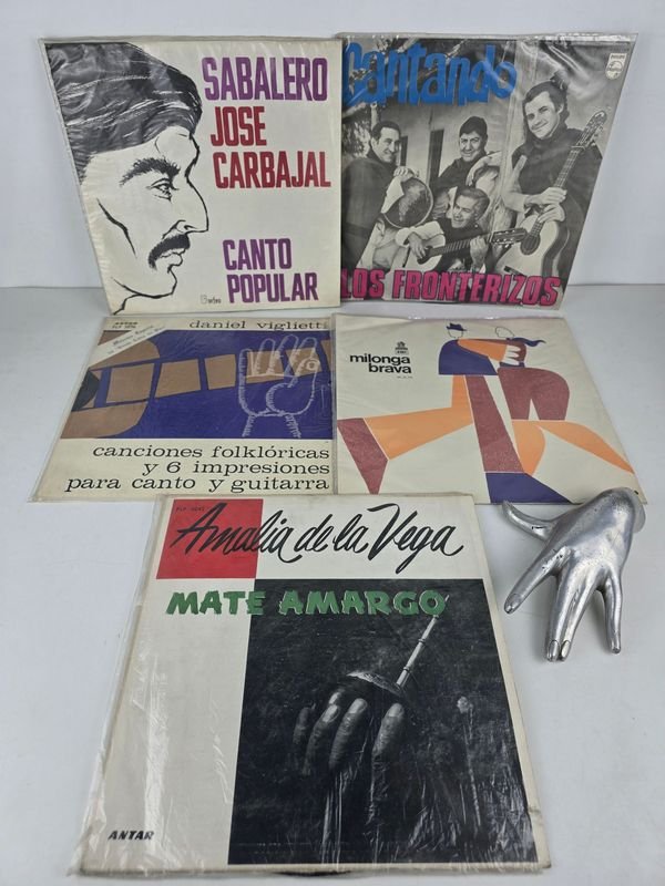 Lote de 5 Vinilos de Música Variada: José Carbajal, Los Fronterizos y más