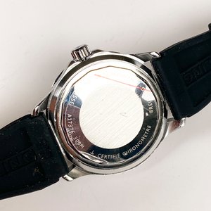 Reloj de Pulsera Caballero Breitling Chronometre con Malla de Goma - imagen 4