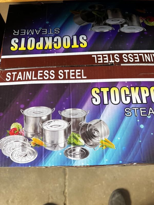 Juego de Ollas "Stockpots" de Acero Inoxidable - imagen 1