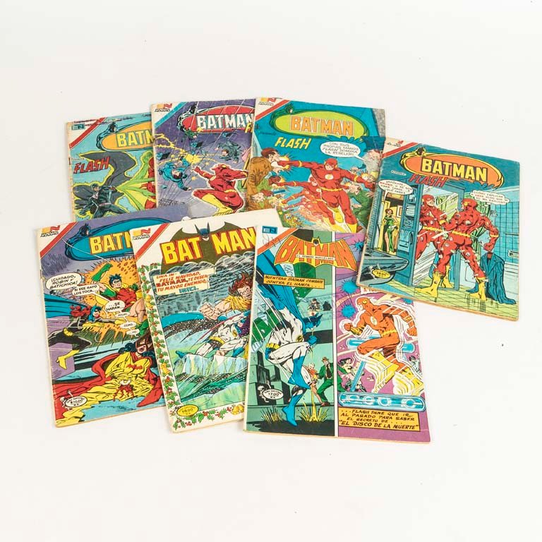 7 revistas comic`s Batman de editorial Novaro