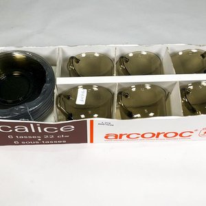 Lote anterior: Juego de 12 Tazas y Platitos Arcoroc "Calice" Vidrio Templado