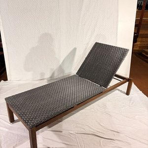 Reposera Reclinable de Ratan Sintético - Excelente Estado - imagen 3