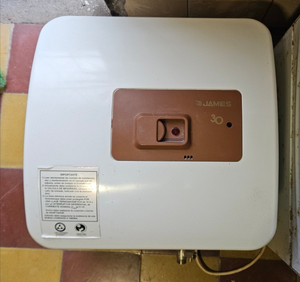 Termotanque Eléctrico James de Cobre 30 Litros