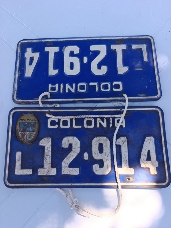 Matrículas Antiguas de Colonia - imagen 2