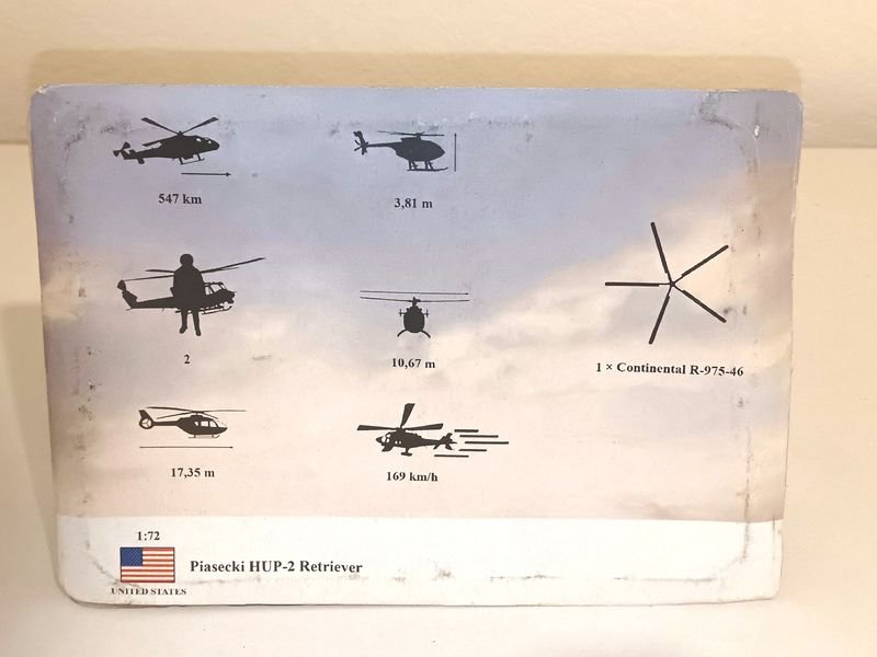 Modelo de Helicóptero Piasecki HUP-2 Retriever USA en escala 1:72 - imagen 3