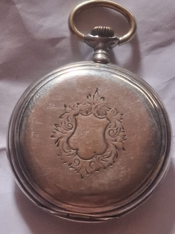 Reloj Longines de plata antiguo en excelente estado - imagen 4