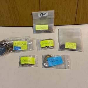 Lote de Monedas Varias de Rusia, Londres, Francia, USA, Chile y Canadá - imagen 1