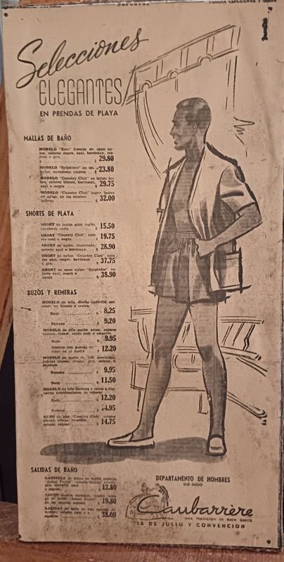 Afiche publicitario original "Selecciones Elegantes" de 1913 - imagen 1