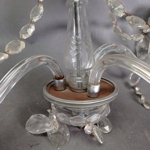 Araña de Cristal Tallada con Caireles y Detalles Labrados - imagen 3