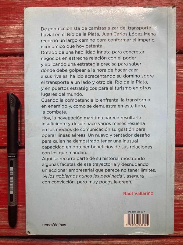 Libro de Raú Vallarino: El ZAR DEL RIO DE LA PLATA - imagen 3