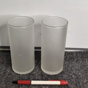 Set de 2 Vasos de Vidrio Esmerilado Coca-Cola - imagen 3