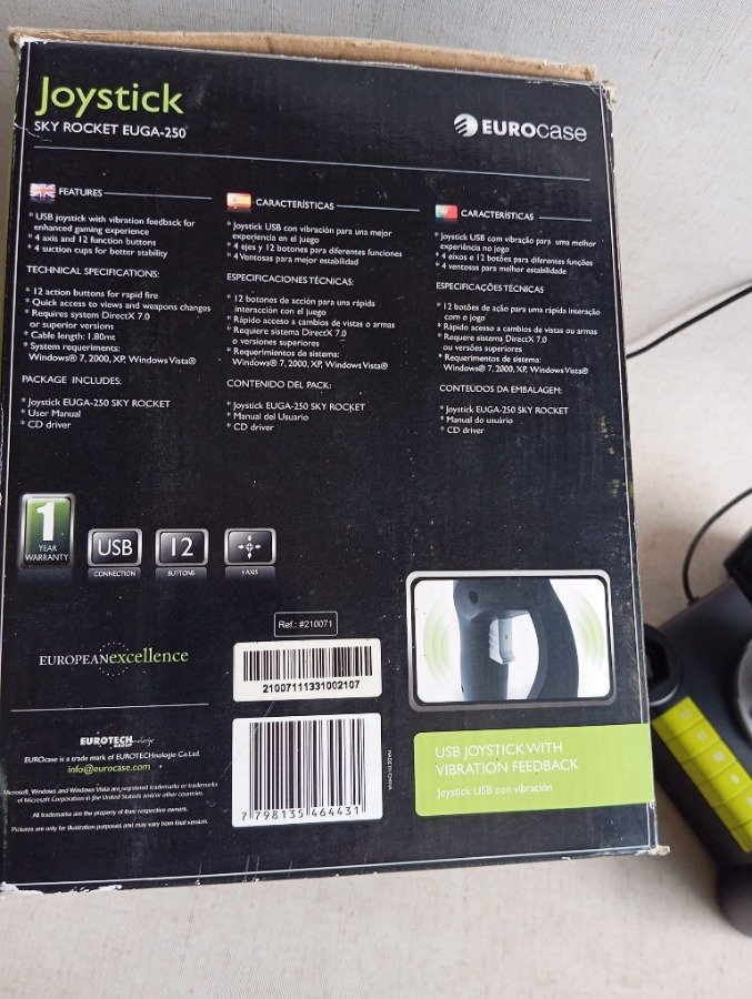 Joystick Sky Rocket Euga-250 Funcional y Andando - imagen 6
