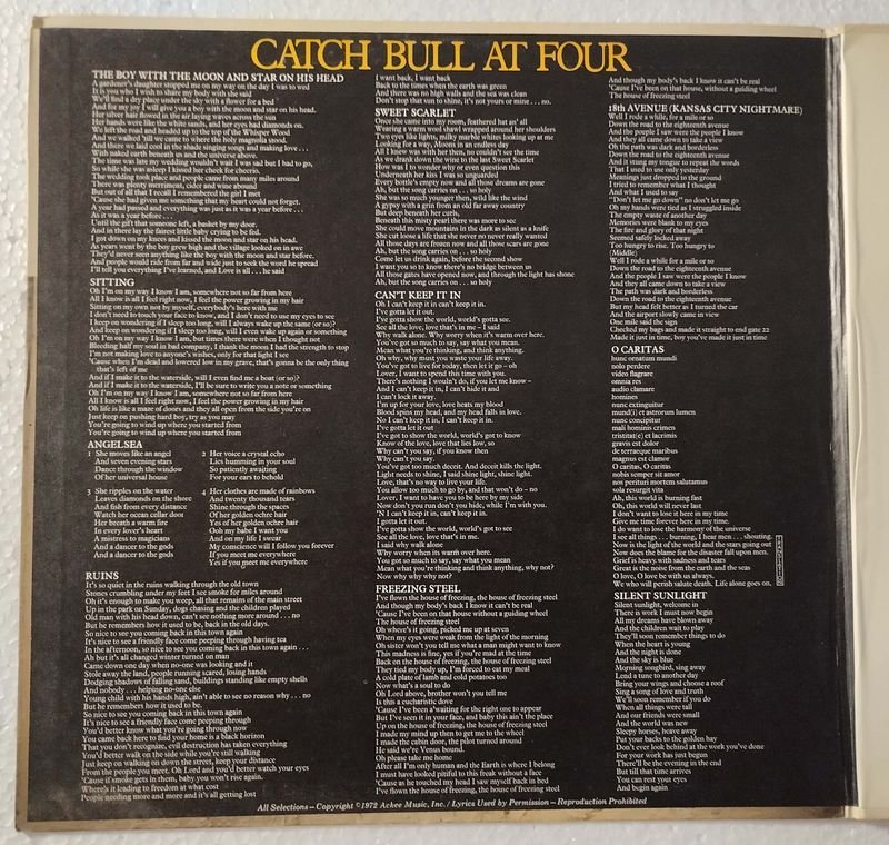 Vinilo de Cat Stevens - Catch Bull At Four - imagen 3
