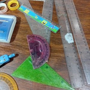 Set de Geometría: Reglas, Escuadras, Compases y Transportador - imagen 5