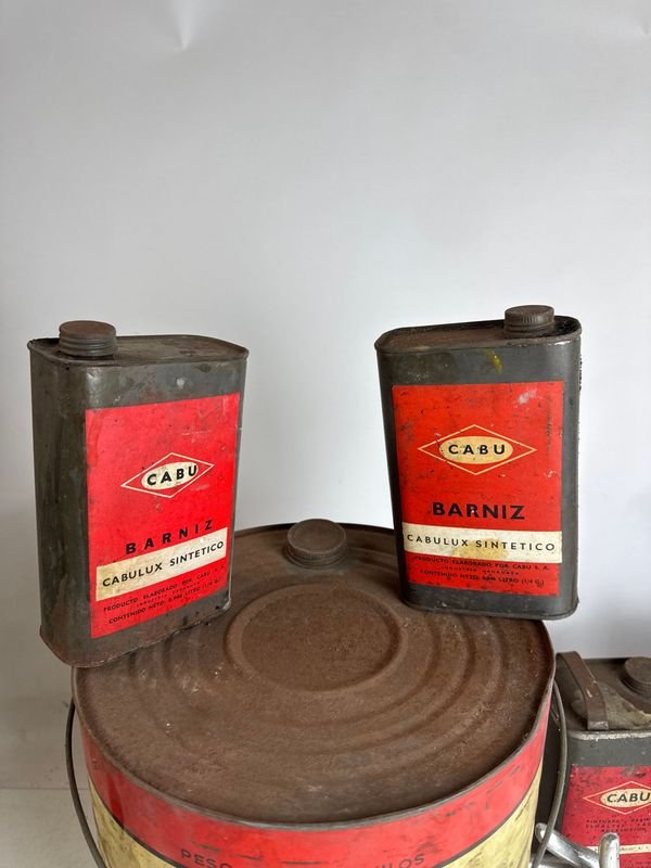 9 latas de lubricantes vacías para venta - imagen 10