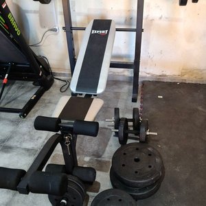 Lote anterior: Gimnasio Multifunción Completo con Pesas y Barra