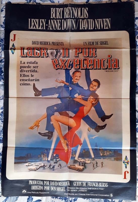 Poster Original "Ladrón por Excelencia" con Burt Reynolds (1980)