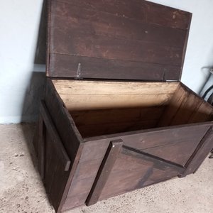 Baúl de Madera Grande Estilo Rústico - imagen 3