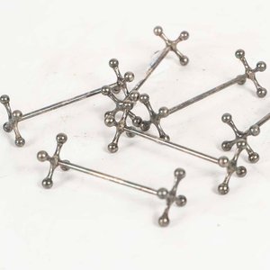 Set de 6 Posacubiertos Estilo Christofle en Platino - imagen 2