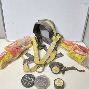 Arnés de Obra, Máscara con Filtros y Esponjas de Aluminio Manlac - imagen 1