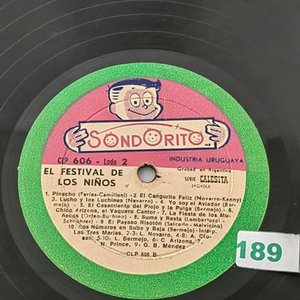 Disco de Vinilo "El Festival de los Niños" - Sondorito - imagen 4