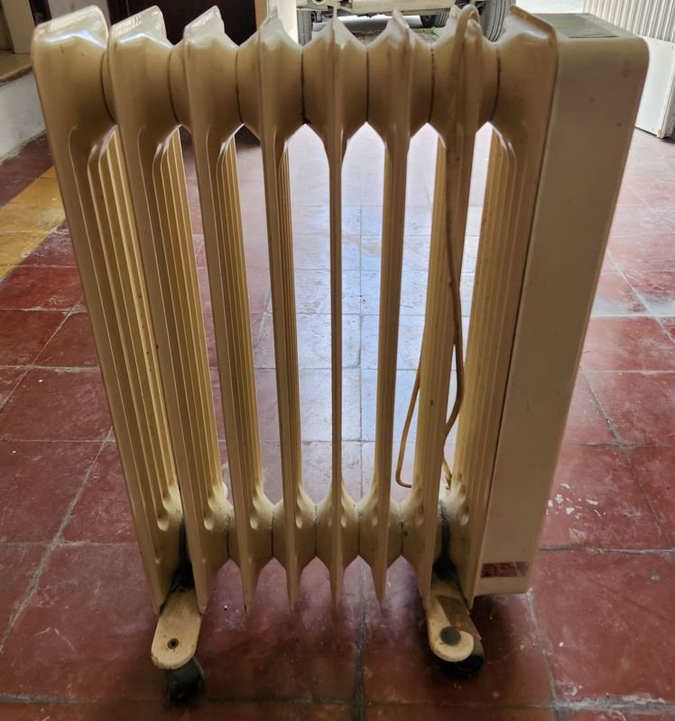 Radiador eléctrico Rotel blanco 65 x 45 cm con termostato
