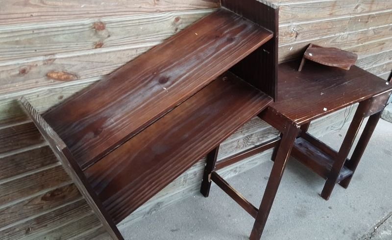 Mueble de Madera con Detalle y Alzada - imagen 2