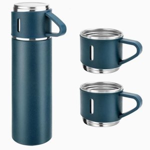 Lote siguiente: Set Termo Frío Calor 500ml con 3 Tazas Acero Inoxidable Azul