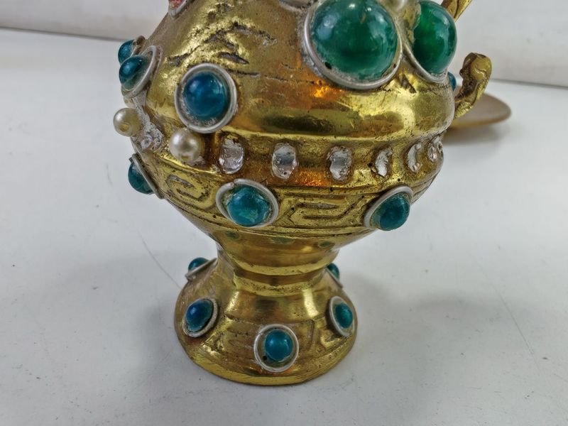 Adornos En Bronce Y Copitas En Vidrio - imagen 10