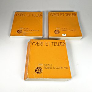 Lote siguiente: Tres Catálogos Yvert et Tellier de Sellos 1978