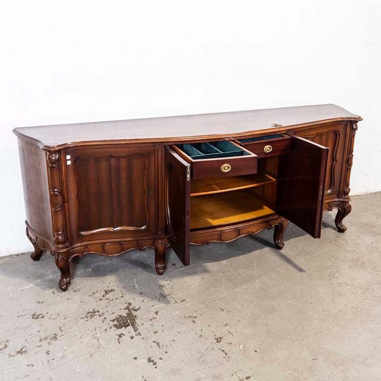 Muebles victorianos tallados en caoba para comedor - imagen 3
