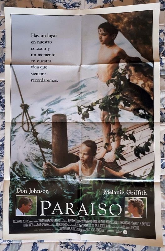 Poster Original de Cine "Paraíso" (1991) con Don Johnson y Elijah Wood