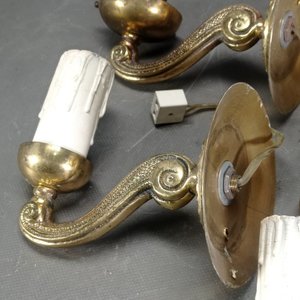 Lote de 5 Apliques de Bronce para Pared - imagen 5