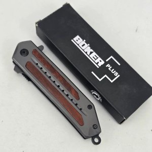 Navaja Plegable Boker Plus con Detalles en Madera - imagen 2