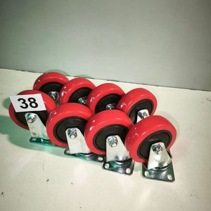 Lote anterior: 8 Ruedas Giratorias de Teflón Rojas