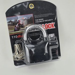 Candado de Seguridad con Alarma y Llaves - imagen 1