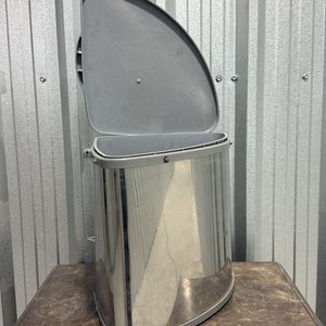 Papelera o Tacho de Basura para Colgar con Tapa - Acero Inoxidable y Plástico - imagen 5