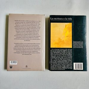 Libros: "La escritura o la vida" de Jorge Semprún y "Paradero desconocido" de Kressmann Taylor - imagen 3
