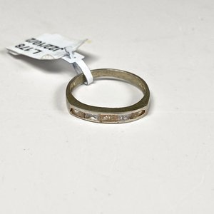 Anillo de Plata con Piedras Talla Rectangular - imagen 2